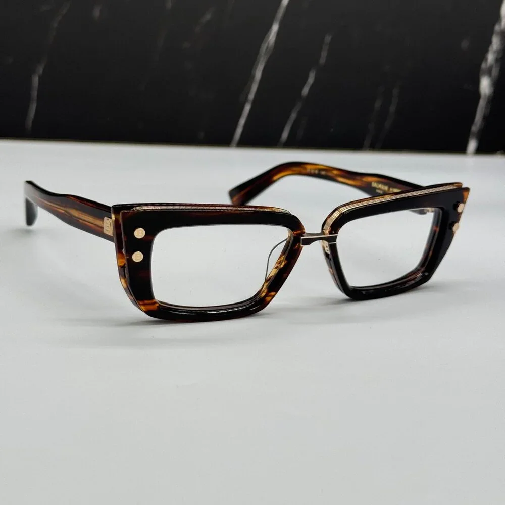 NEW BALMAIN MADAME BPX-134B WOMEN HAVANA BALMAIN EYEGLASSES